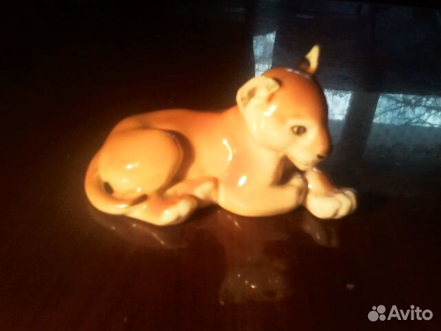 Статуэтка львёнок лфз.СССР