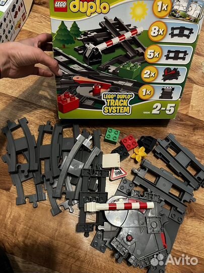 Лего дупло. Рельсы