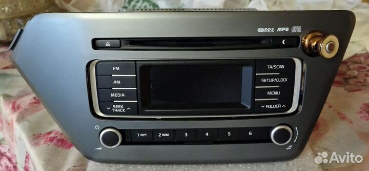 Штатная магнитолла kia rio 2015 г