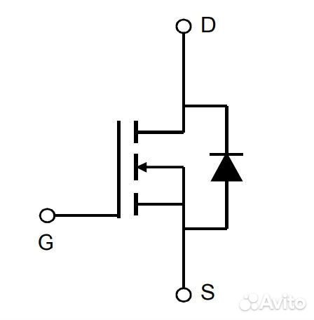 Микросхема AON6560 P-Channel MOSFET 30V 200A DFN5