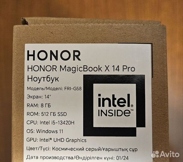 Honor MagicBook X 14 Pro 16 i5-13420H 8Gb/512Gb