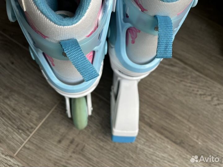 Роликовые коньки с защитой