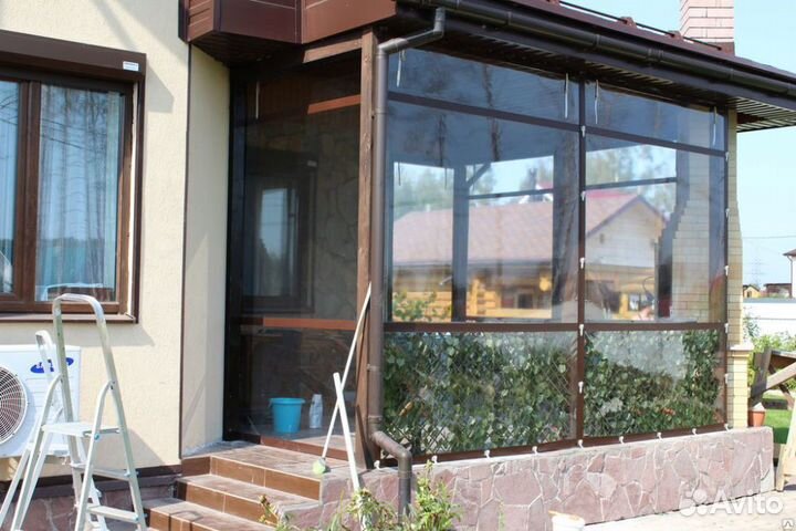 Мягкие окна на террасу