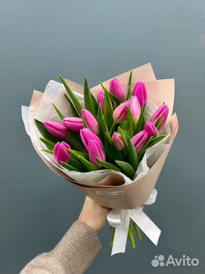 Тюльпаны на 8 марта / доставка цветов Питер