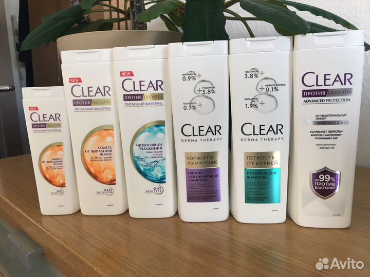 Шампунь,Бальзам для волос Clear, Pantene, elseve