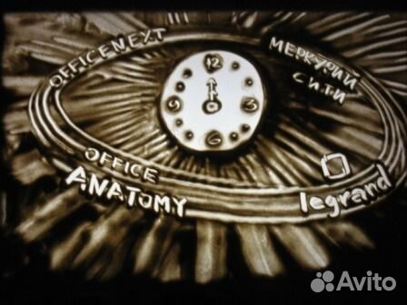 Песочное шоу анимация на Новый год