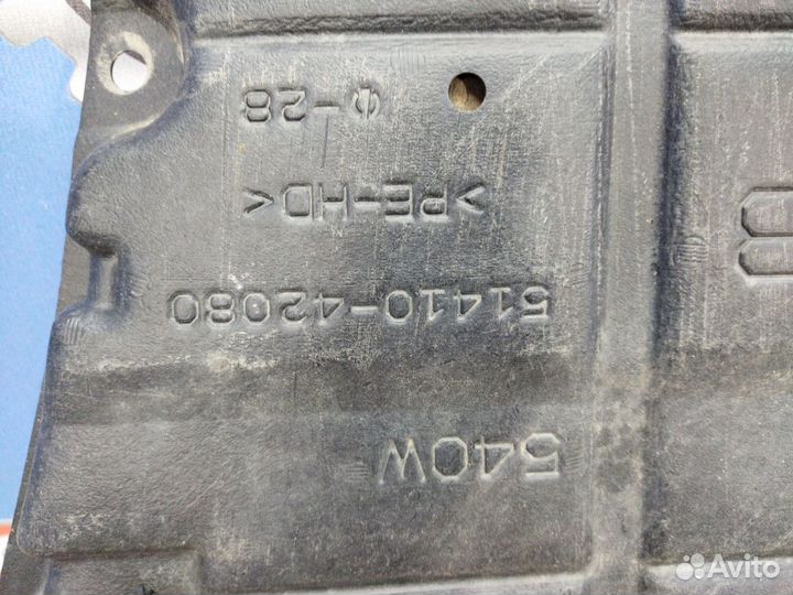 Защита двигателя задняя Toyota RAV4 4 са40 2012