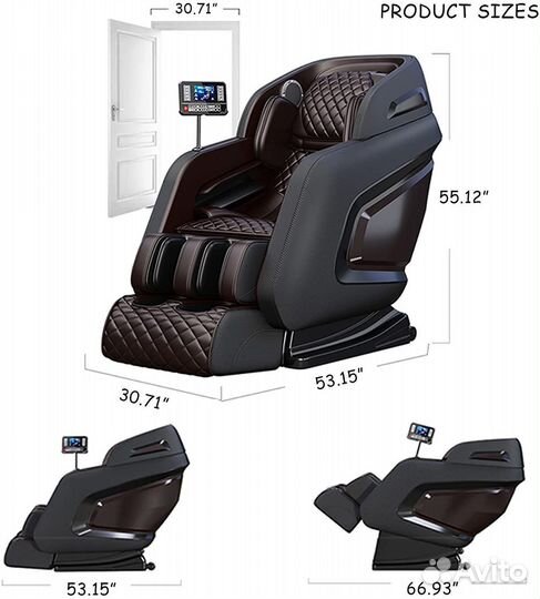 Массажное кресло для всего тела teamor - 2021