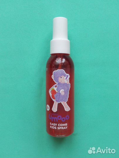 Детский спрей для лёгкого расчёсывания umooo 3+
