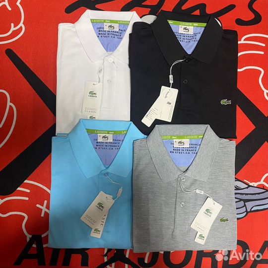 Футболка polo мужская lacoste