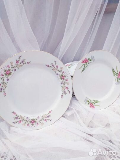 Новые наборы японских тарелок времен СССР