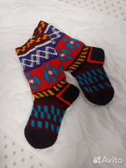 Носки джурабы, гольфы вязаные ручной работы новые