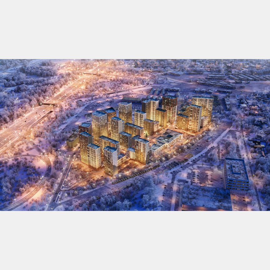 2-к. квартира, 51,1 м², 22/25 эт.