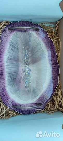 Поднос из стекла