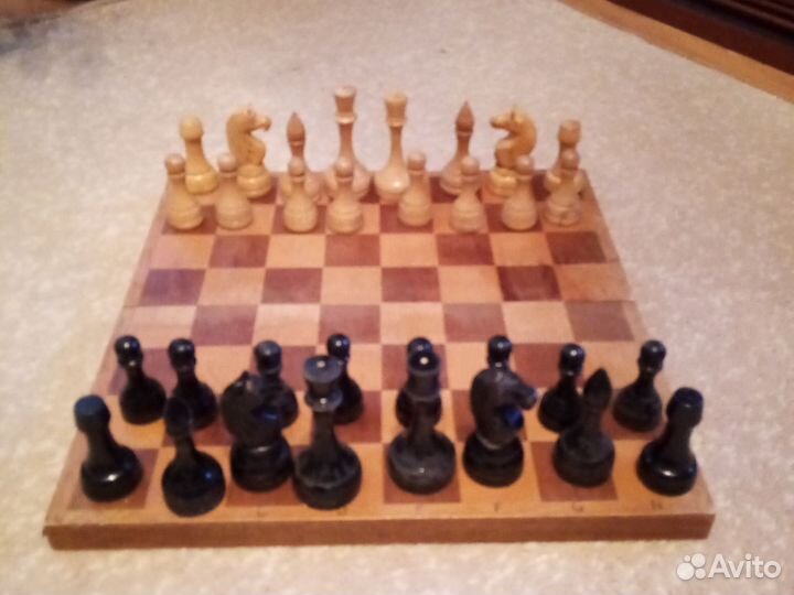 Шахматы большие деревянные СССР
