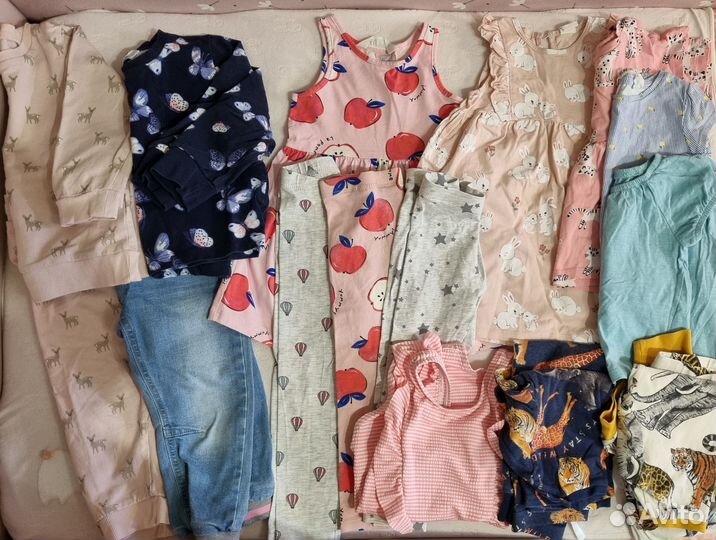Вещи пакетом h&m 92 на девочку