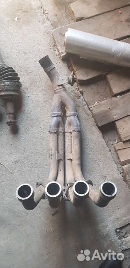 Коллектор выпускной Yamaha R6 98-02 / Ямаха р6