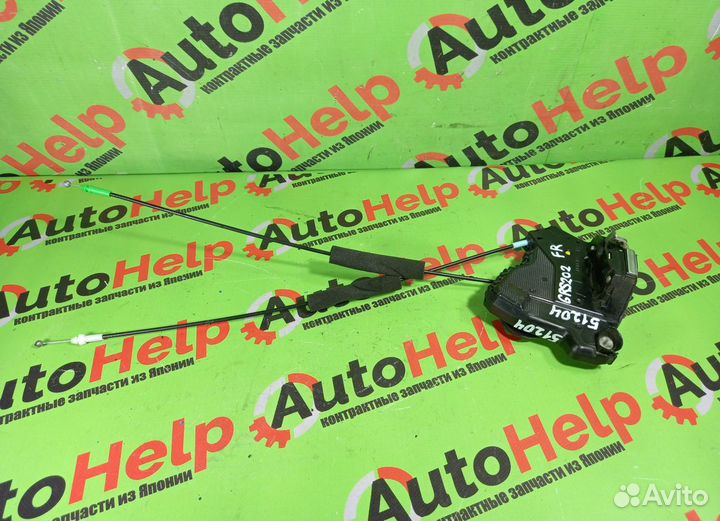 Замок двери toyota crown GRS202 передний правый