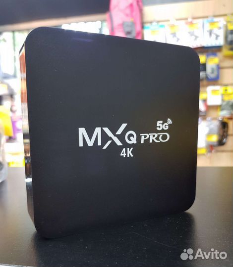 Smart TV Приставка MXQ PRO 4K tv box 300 каналов