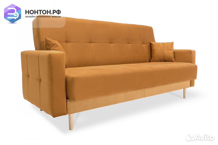 Диван книжка Фиеста коричневый