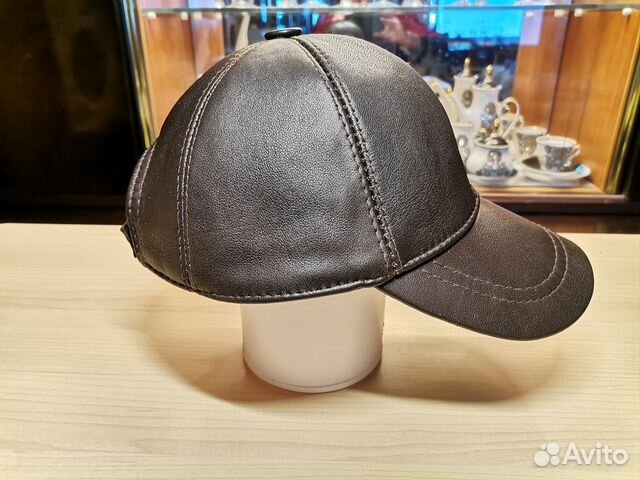 Бейсболка из натуральной кожи SSalik (Турция)
