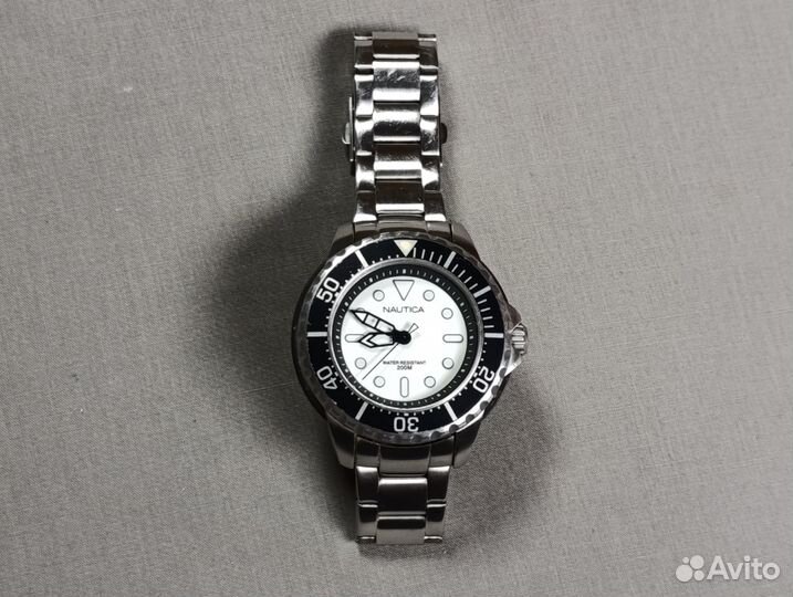 Мужские часы Nautica A19583G серебро