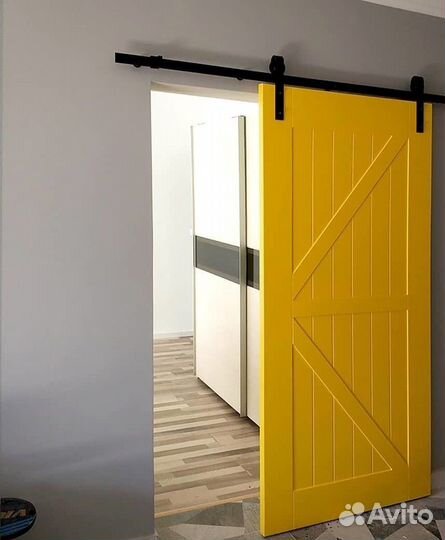 Амбарные двери лофт