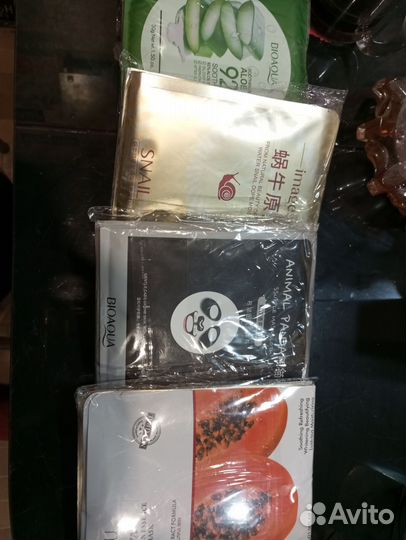 Китайские тканевые маски для лица