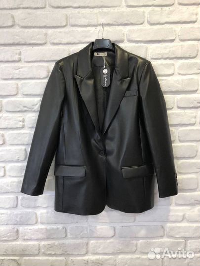 Кожаный пиджак