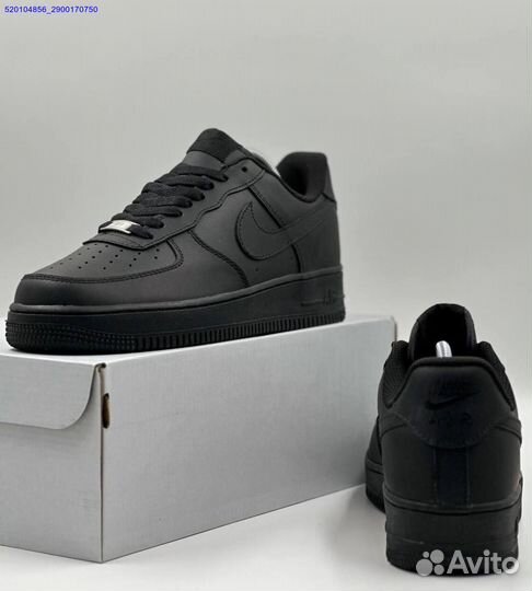 Кроссовки Nike Air Force Low Black (Арт.75183)