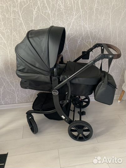 Коляска 2 в 1 эко кожа