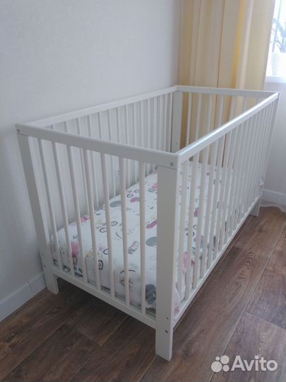 Детская кроватка IKEA гулливер 60120