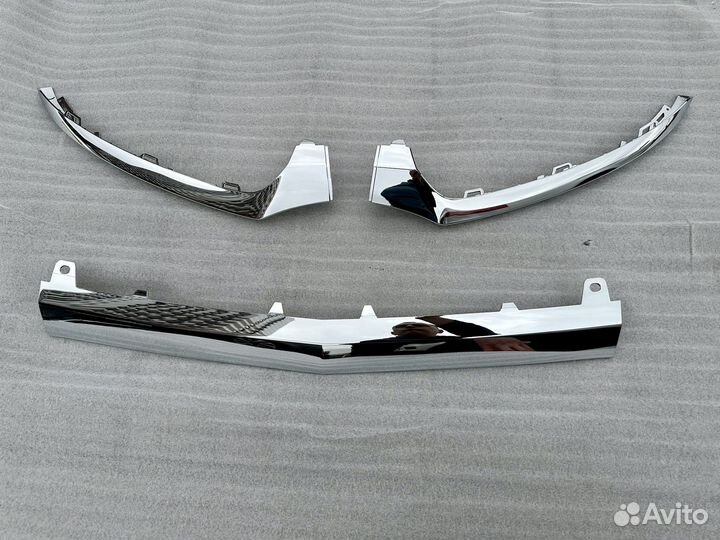 Накладки на бампер мерседес w205 AMG дорест