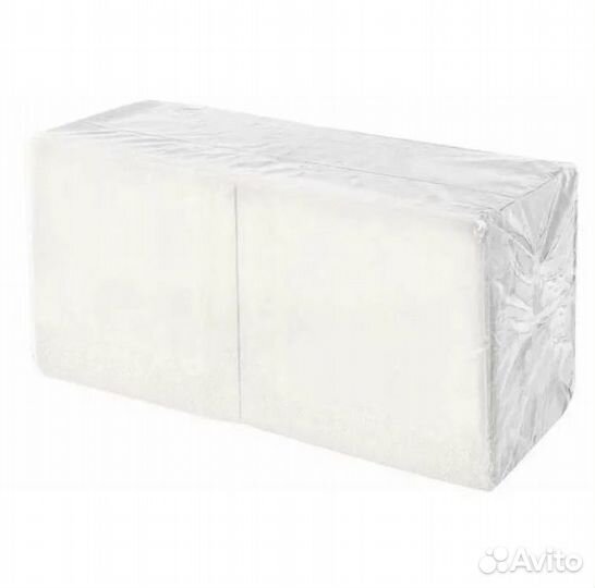 Салфетки бумажные 24x24 см, 2-х слойные 250 шт