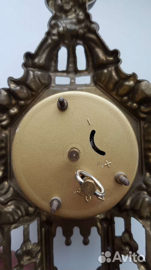 Каминные часы. Бронза. 