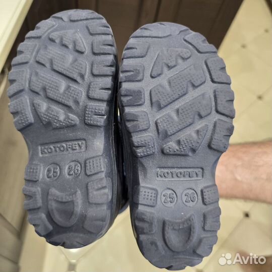 Сапоги зимние Котофей для мальчика 25-26 р