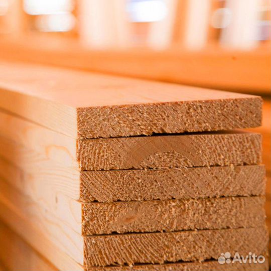 Доска лиственница 25х200х6000мм, гост