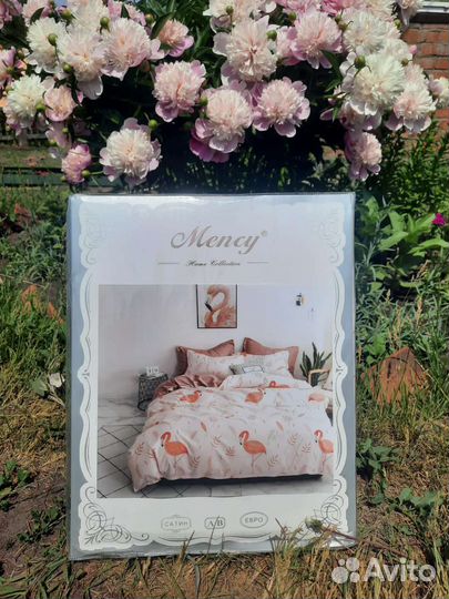 Постельное белье сатин евро