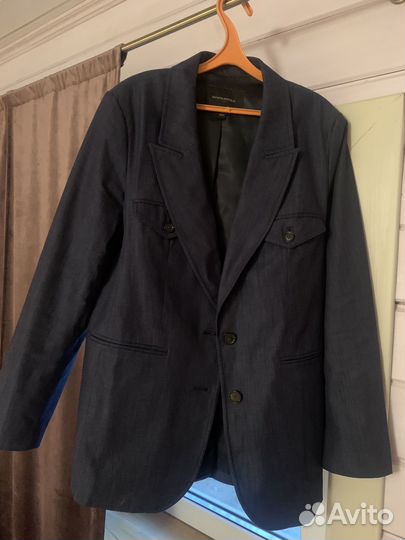Пиджак женский Banana Republic, темно-синий