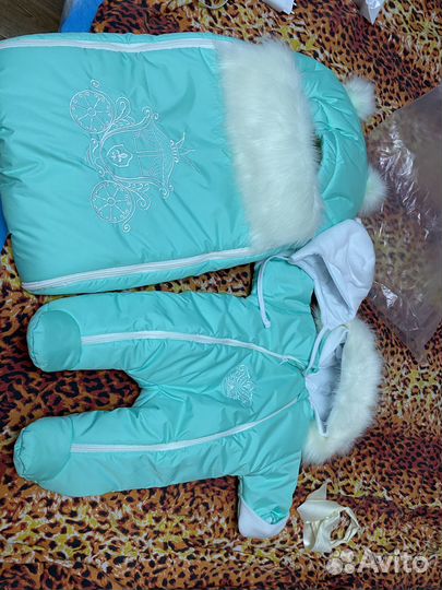 Конверт на выписку зимний в идеальном состоянии