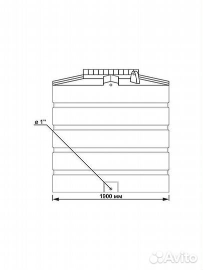 Емкость для канализации / без посредников