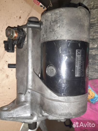 Стартер toyota land cruzer prado 120 3л