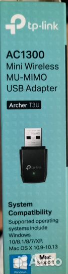 Мини роутер Tp link archer T3U AC1300