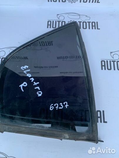 Стекло заднее правое Hyundai Elantra XD G4ED 2004