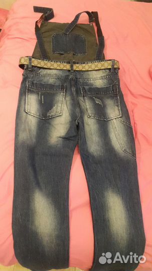 Комбинезон джинсовый