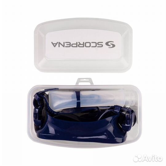 Набор Scorpena маска+трубка для сноркелинга, тёмно