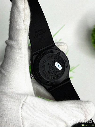 Наручные часы Hublot WHB3 чёрные (Арт.99308)