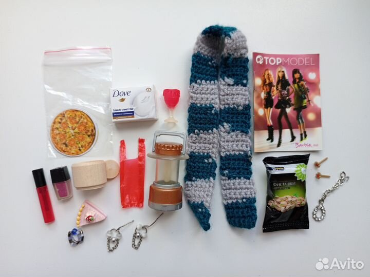 Лот миниатюра для кукол Барби 1/6