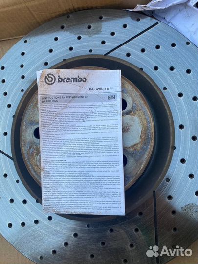 Диски тормозные Mercedes Brembo 09B91311