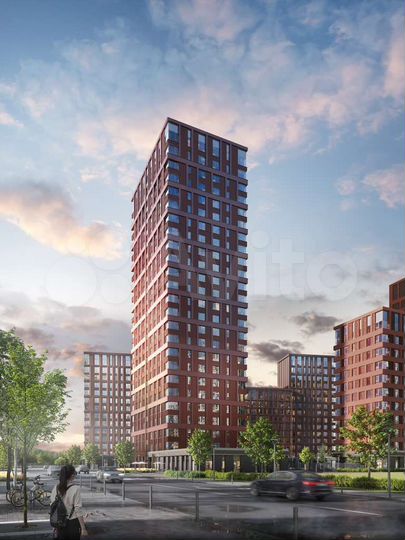 1-к. квартира, 57,3 м², 6/25 эт.